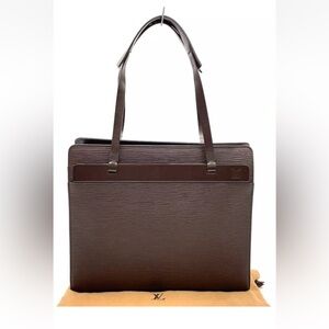Authentic Louis Vuitton Epi Brown Croisette PM Hand Bag DTCA005 purse